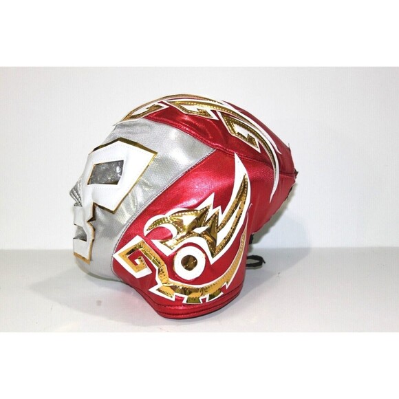 Doctor Wagner Jr Semi Pro Handmade Mask Mascara Semi Professional Halloween Red - Picture 3 of 8